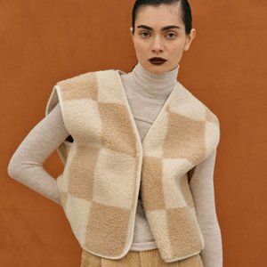 Source Unknown Checkered Vest